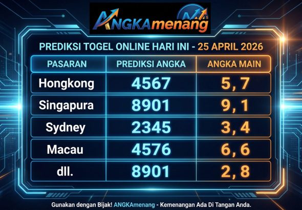 angkamenang 25 april 2026 terbaik