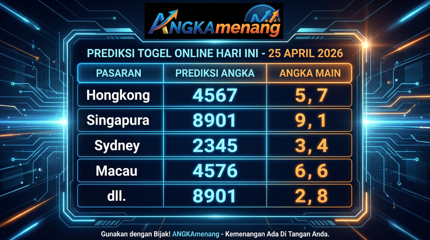 angkamenang 25 april 2026 terbaik