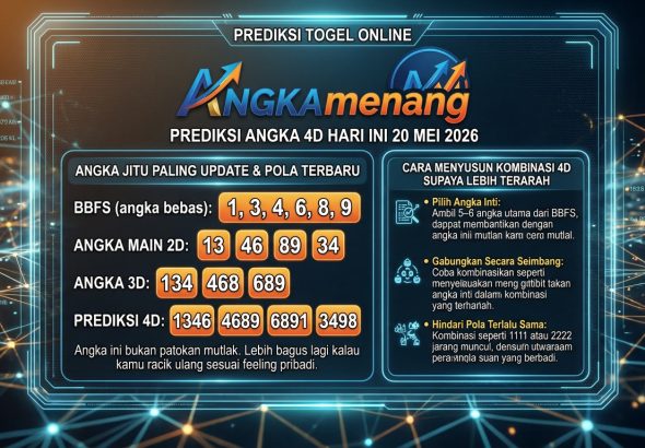 Prediksi Togel Online 4D Hari Ini 18 Mei 2026 II